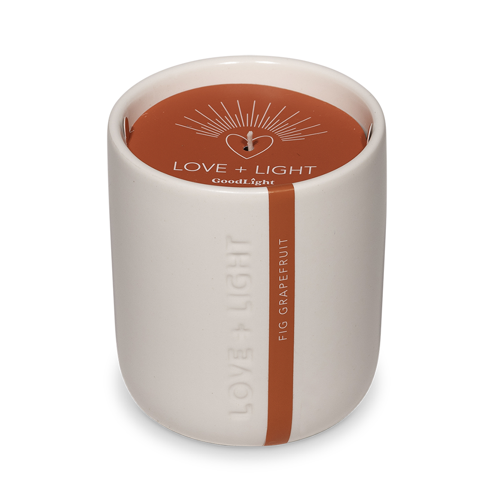 Fig Grapefruit Love + Light Engraved Ceramic