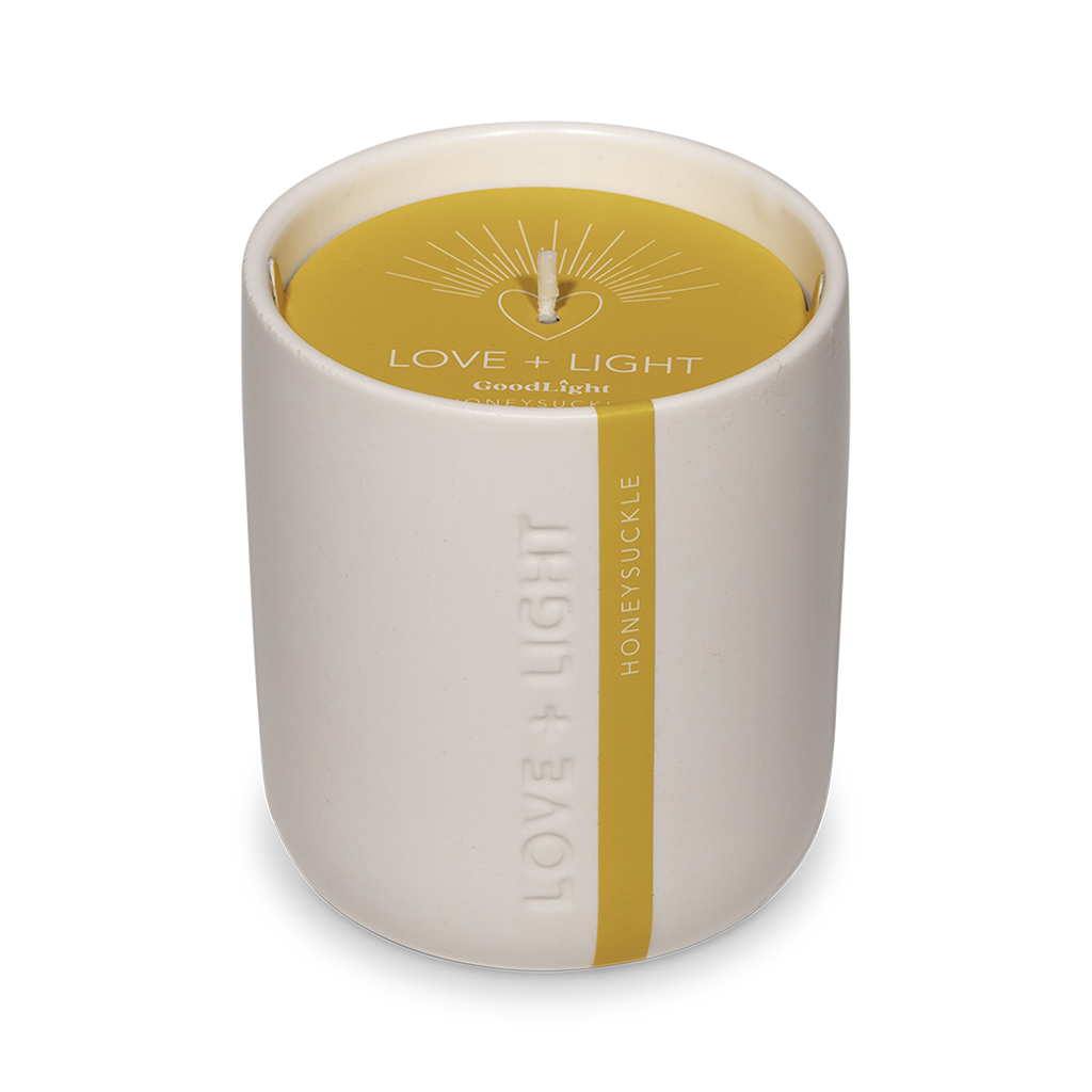 Honeysuckle Love + Light Engraved Ceramic
