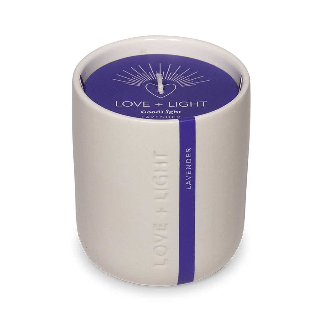 Lavender Love + Light Engraved Ceramic