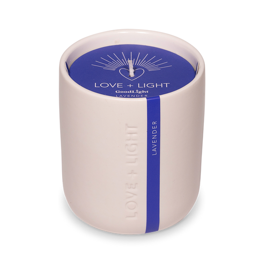 Lavender Love + Light Engraved Ceramic