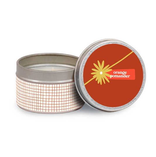 Orange Pomander Winter of Love Tins