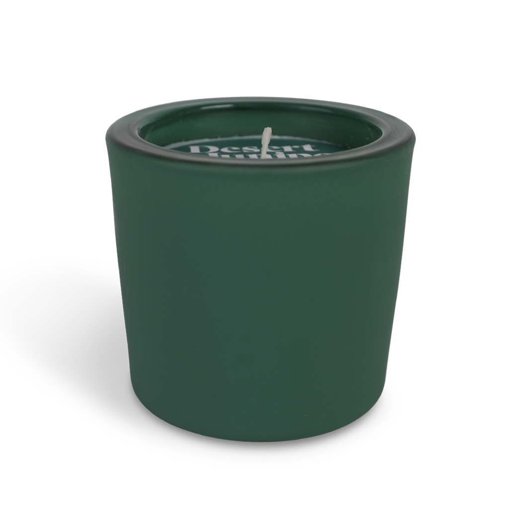 Desert Juniper Matte Poured Glass Votive