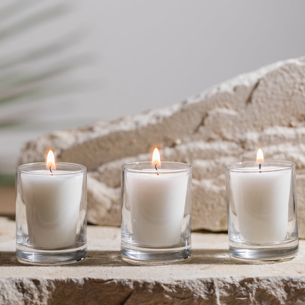 Unscented Votive Candle: Eco-Friendly, Plant-Based, Paraffin-Free GoodLight 36-Count