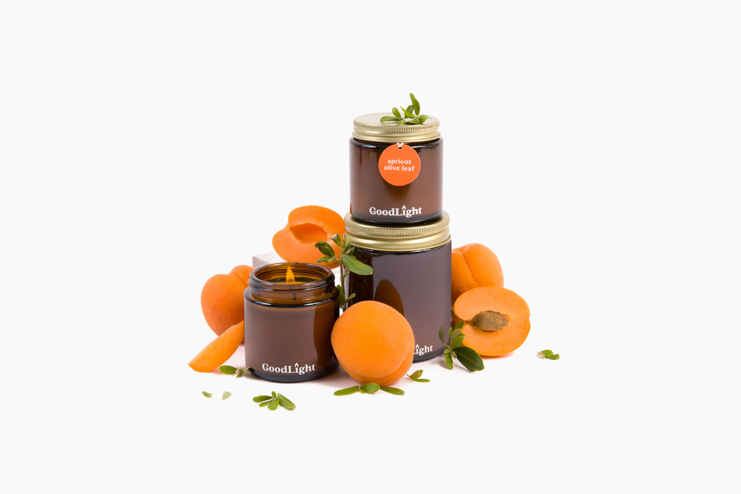 Mediterranean Apricot Apothecary Jar