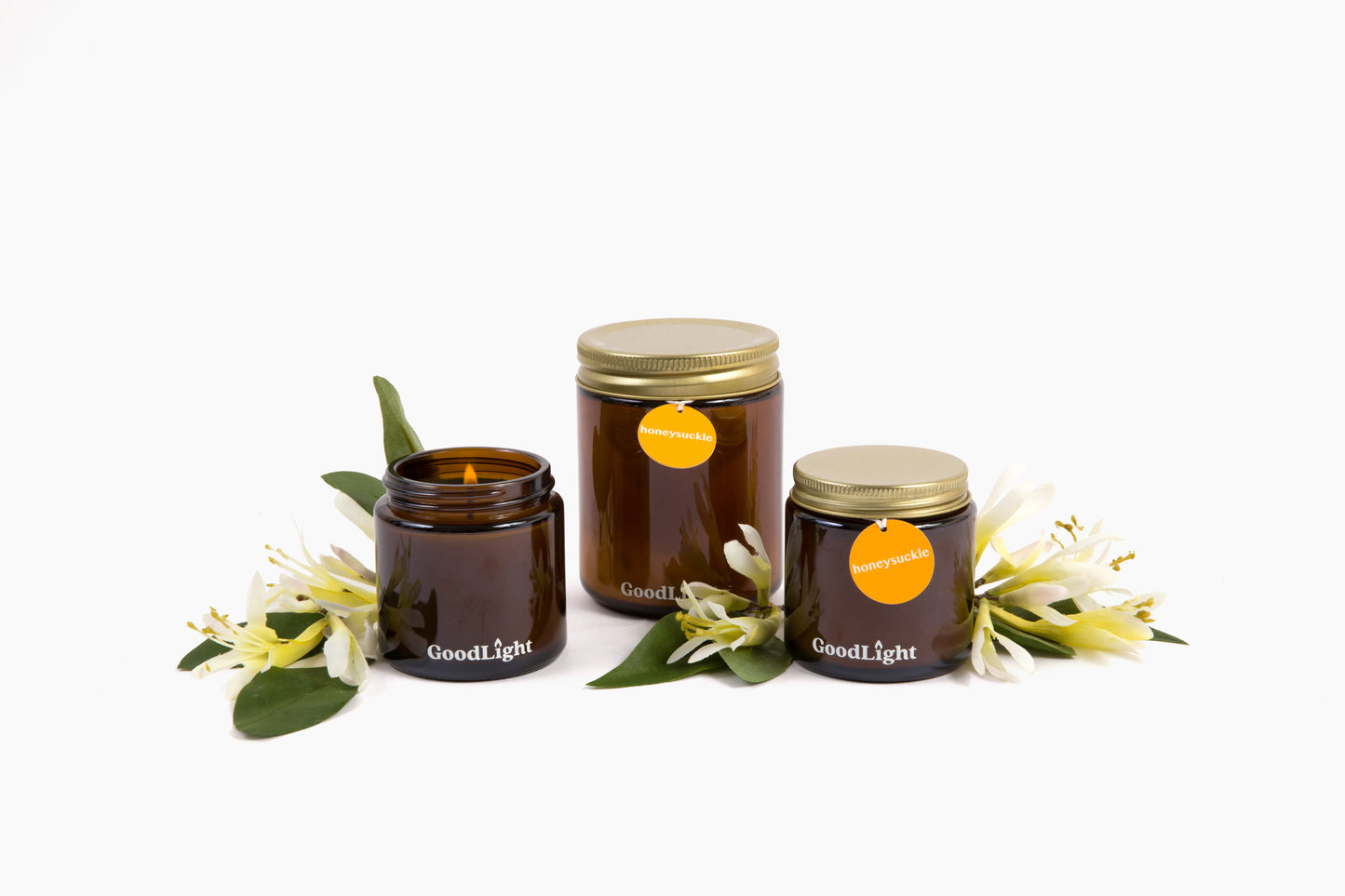 Honeysuckle Apothecary Jar