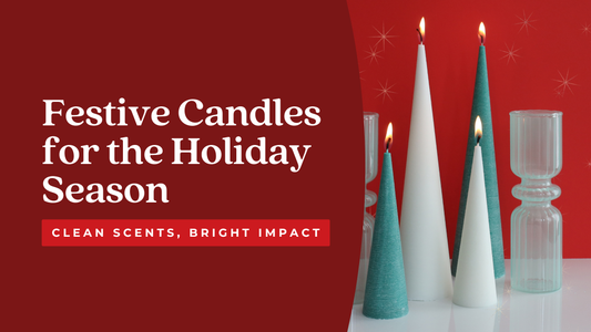 Festive Candles for the Holiday Season: Clean Scents, Bright Impact