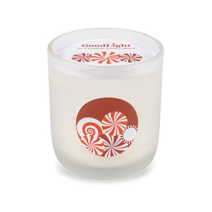 Vanilla Peppermint Poured Glass Candle
