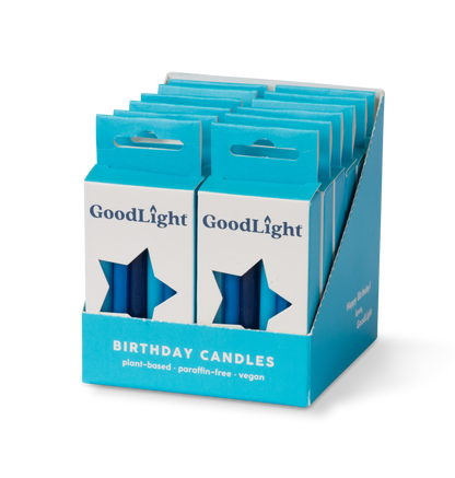 Blue Birthday Candles