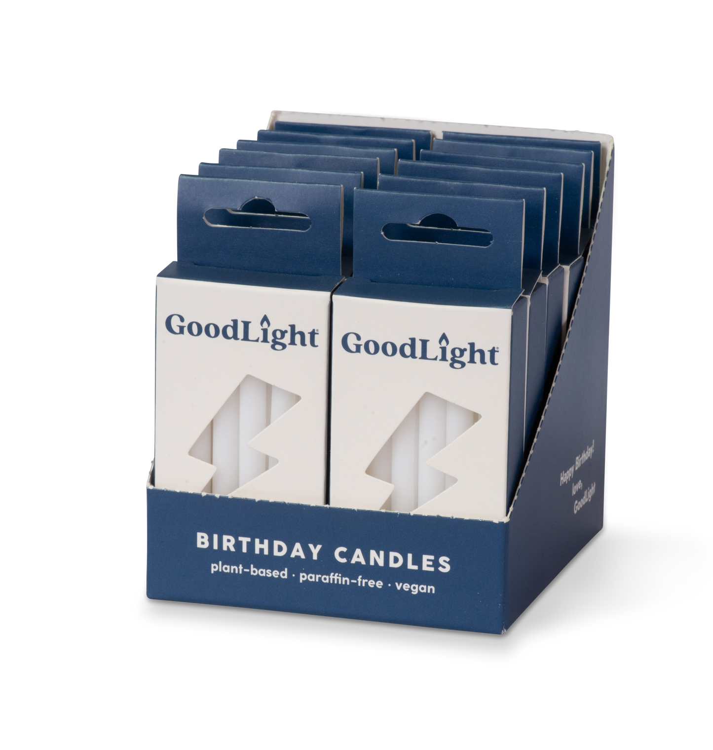 White Birthday Candles