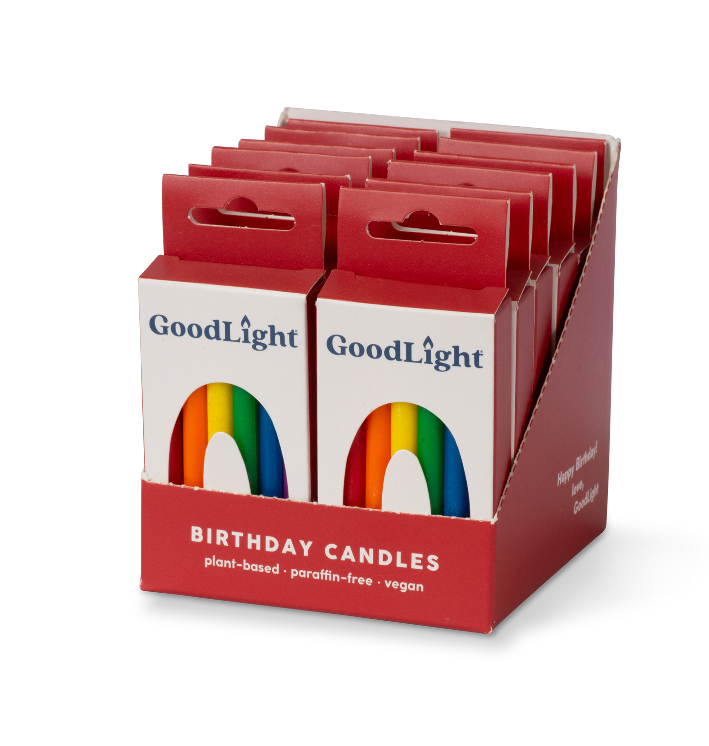 Rainbow Birthday Candles