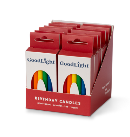 Rainbow Birthday Candles