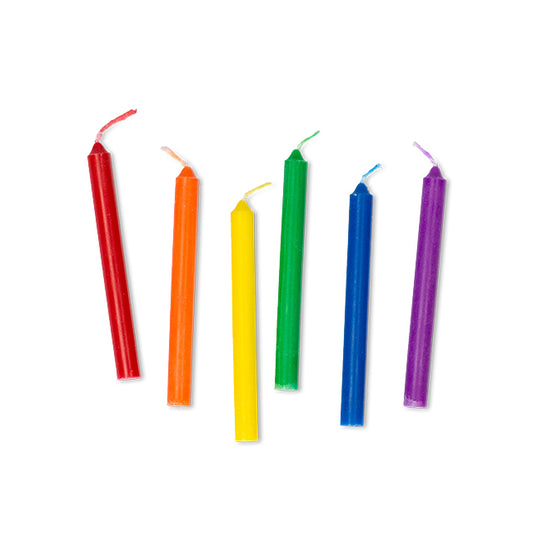 Rainbow Birthday Candles