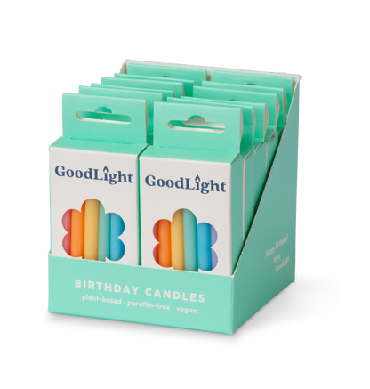 Pastel Birthday Candles