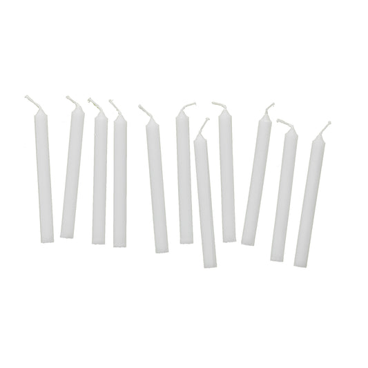 White Birthday Candles