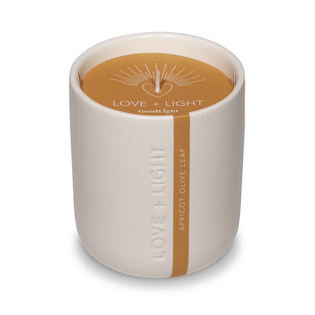 Mediterranean Apricot Love + Light Engraved Ceramic