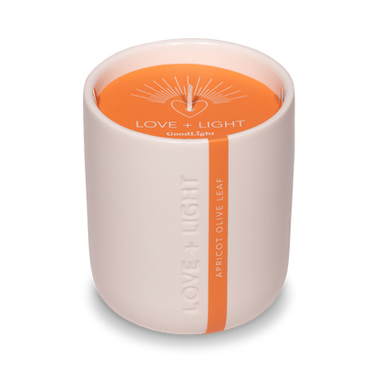 Mediterranean Apricot Love + Light Engraved Ceramic