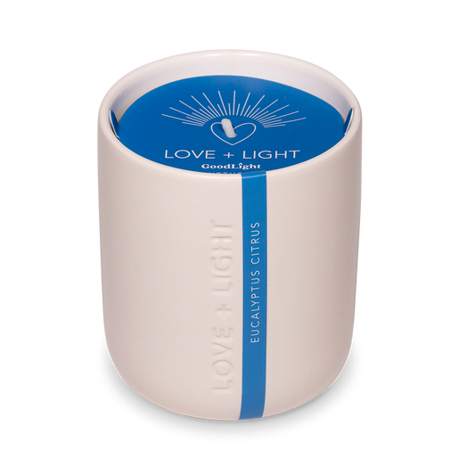 Eucalyptus Citrus Love + Light Engraved Ceramic