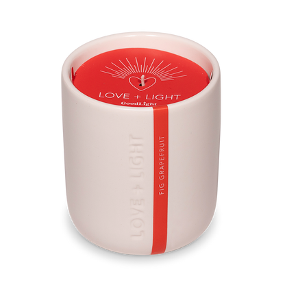 Fig Grapefruit Love + Light Engraved Ceramic