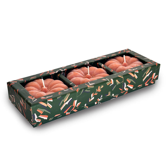 Pumpkin Spice Scented Petite Pumpkin Trio