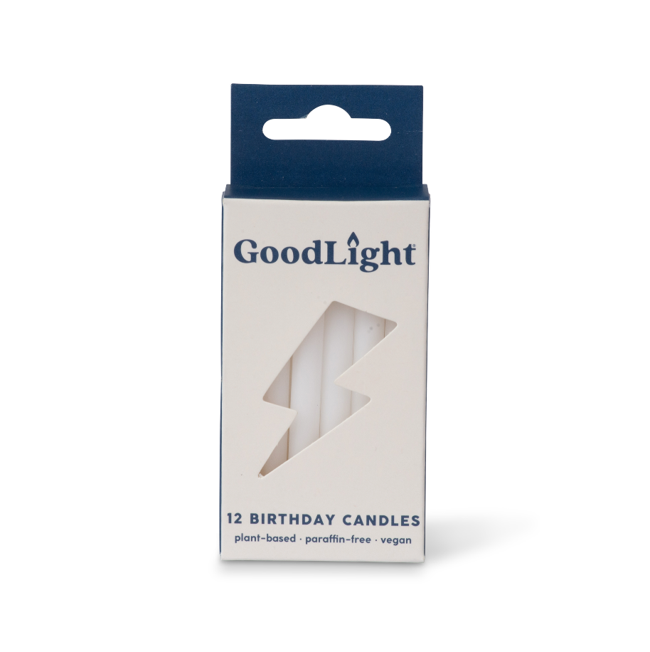 White Birthday Candles