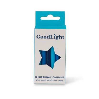 Blue Birthday Candles