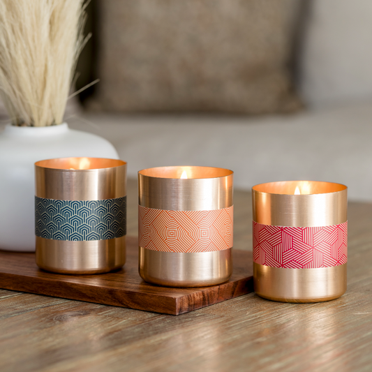 Orange Pomander Gold Tumbler