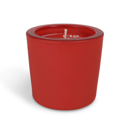 Fig Grapefruit Matte Poured Glass Votive