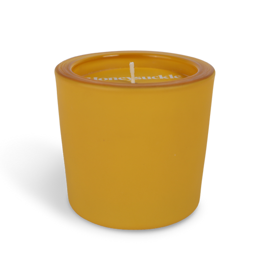 Honeysuckle Matte Poured Glass Votive