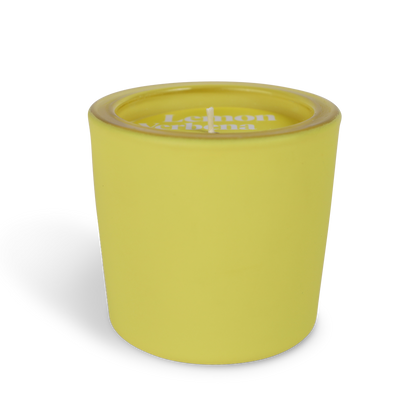 Lemon Verbena Matte Poured Glass Votive