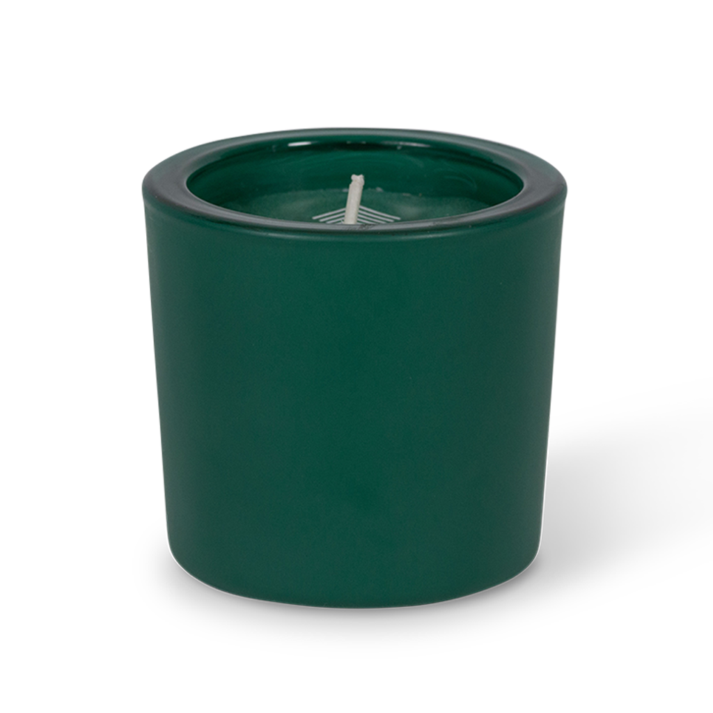 Noble Fir Matte Poured Glass Votive