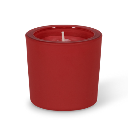 Orange Pomander Matte Poured Glass Votive