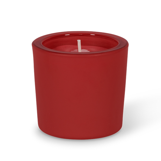 Orange Pomander Matte Poured Glass Votive