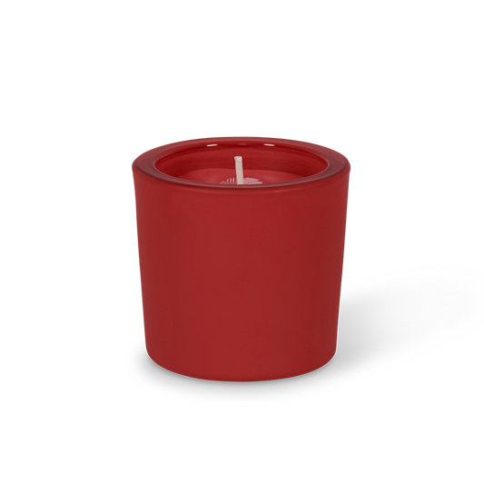 Orange Pomander Matte Poured Glass Votive