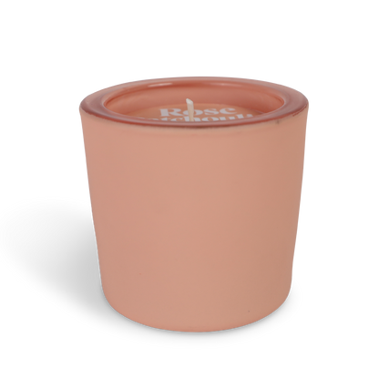 Rose Patchouli Matte Poured Glass Votive