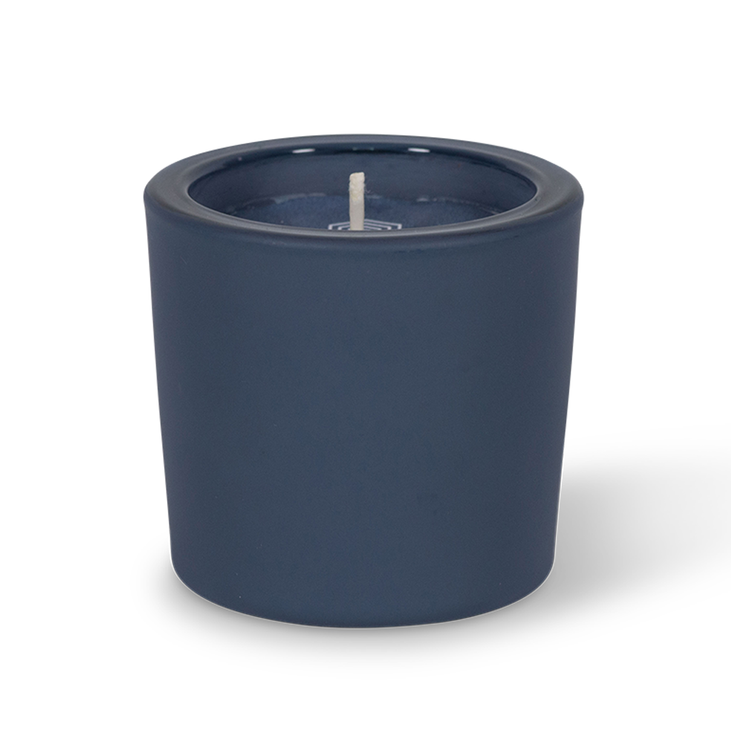 Vanilla Chai Matte Poured Glass Votive