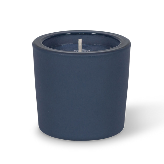 Vanilla Chai Matte Poured Glass Votive