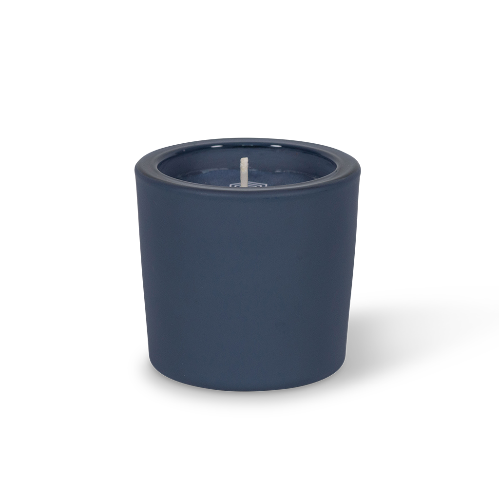 Vanilla Chai Matte Poured Glass Votive