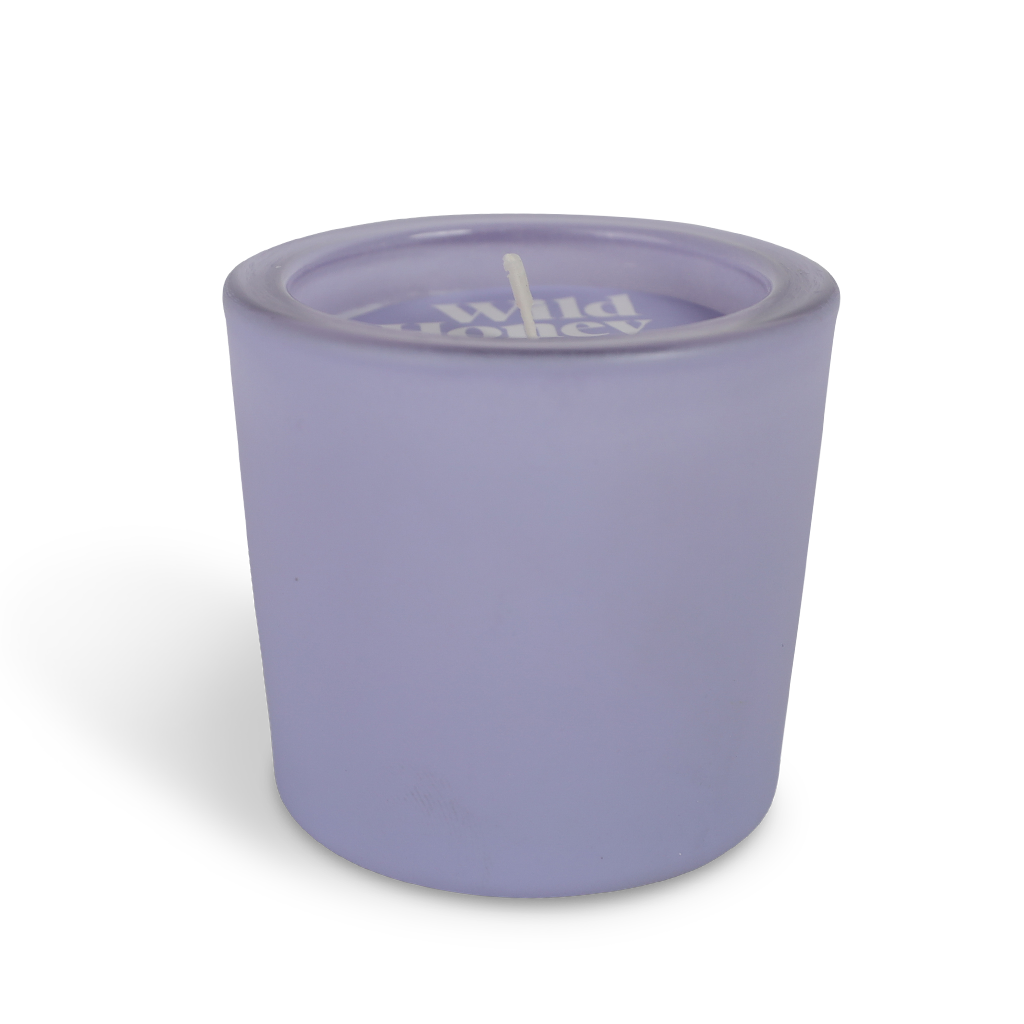 Wild Honey Matte Poured Glass Votive