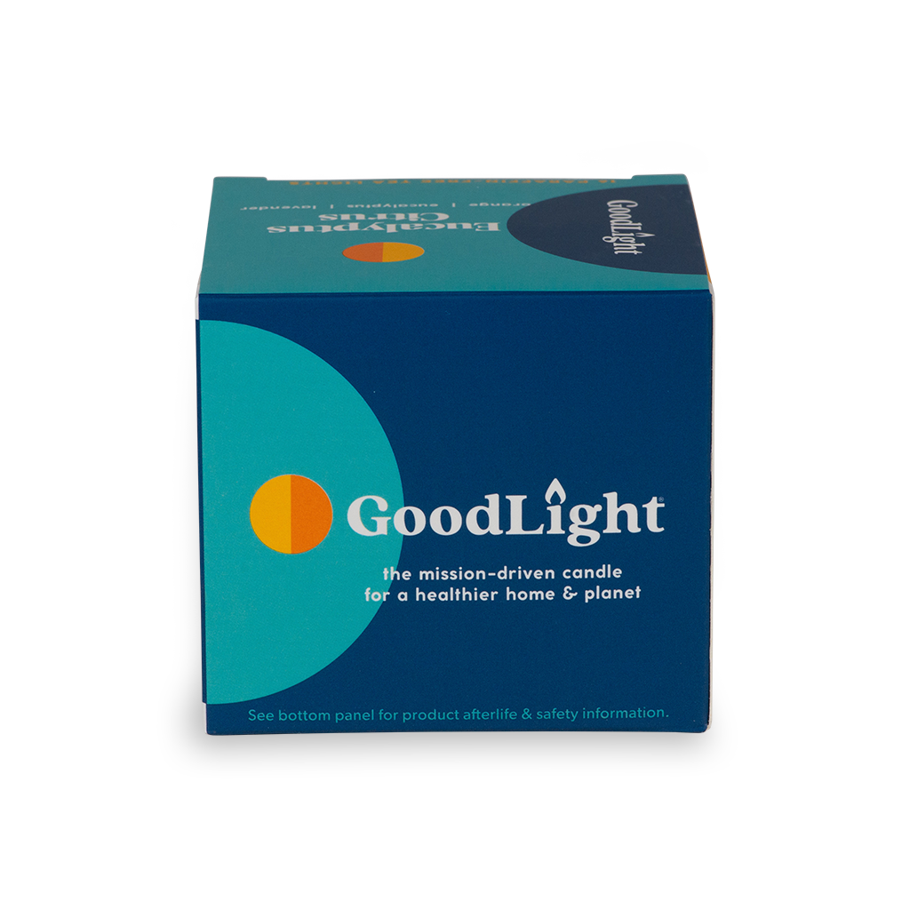 GoodLight candle packaging on a white background