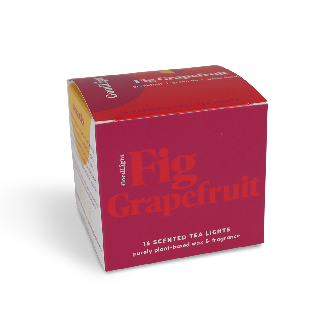 Fig Grapefruit Tea Lights - 16-count
