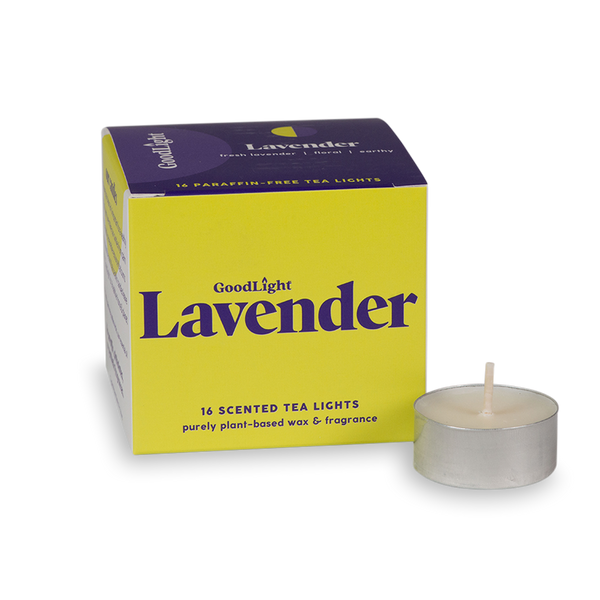 GoodLight Lavender Scented Tea Light Candles: Non-Toxic