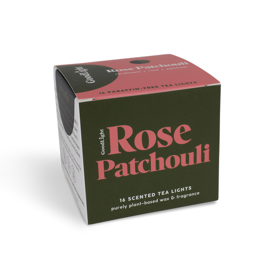 Rose Patchouli Tea Lights - 16-count