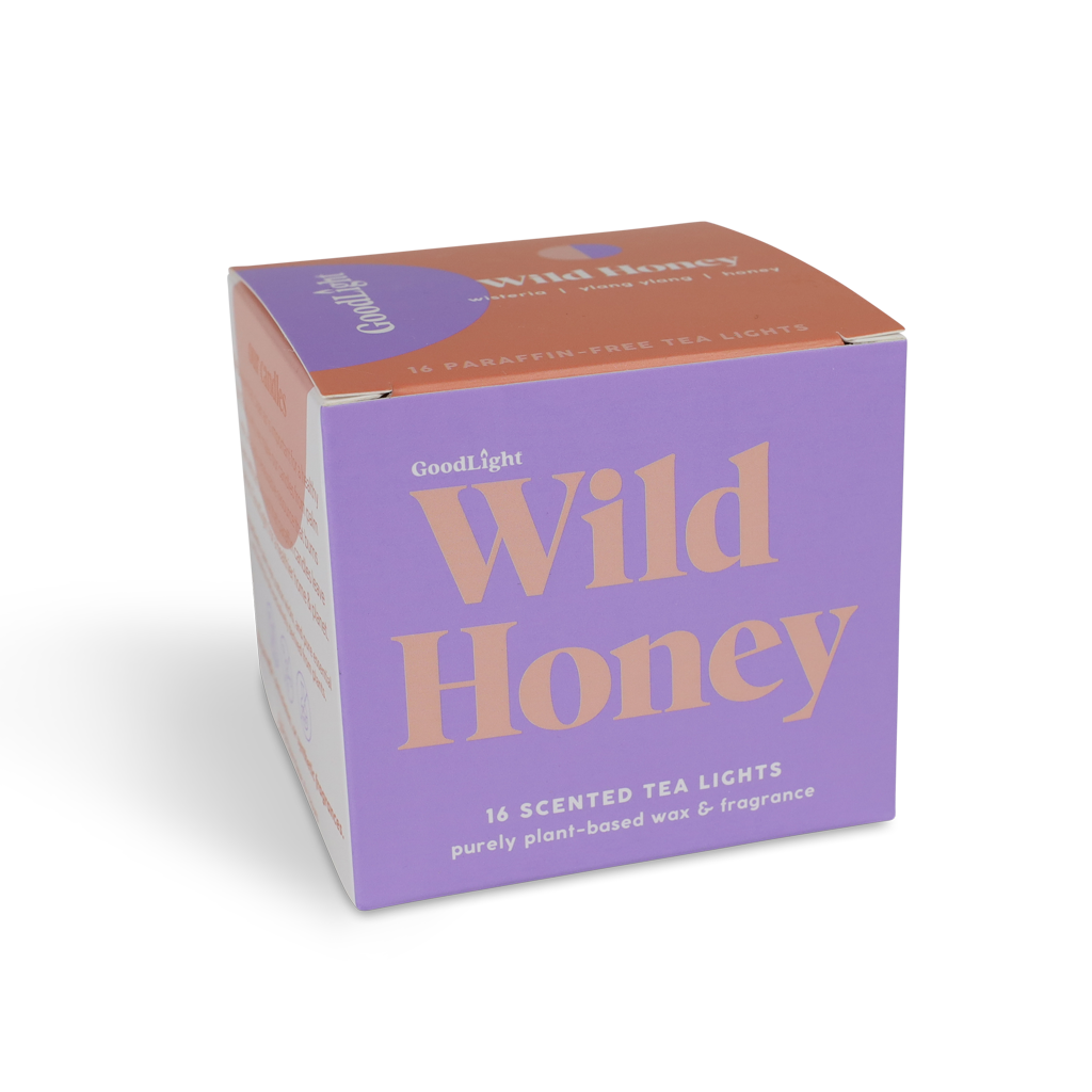 Wild Honey Tea Lights - 16-count