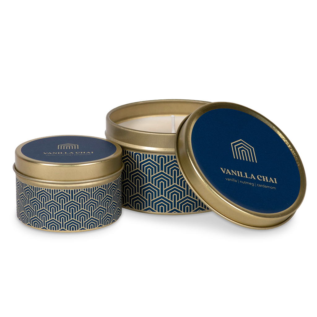 Vanilla Chai Gold Tins
