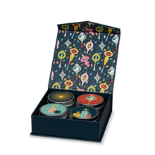 Load image into Gallery viewer, Winter of Love Holiday Gift Box Set - Four 2 oz. Travel Tins