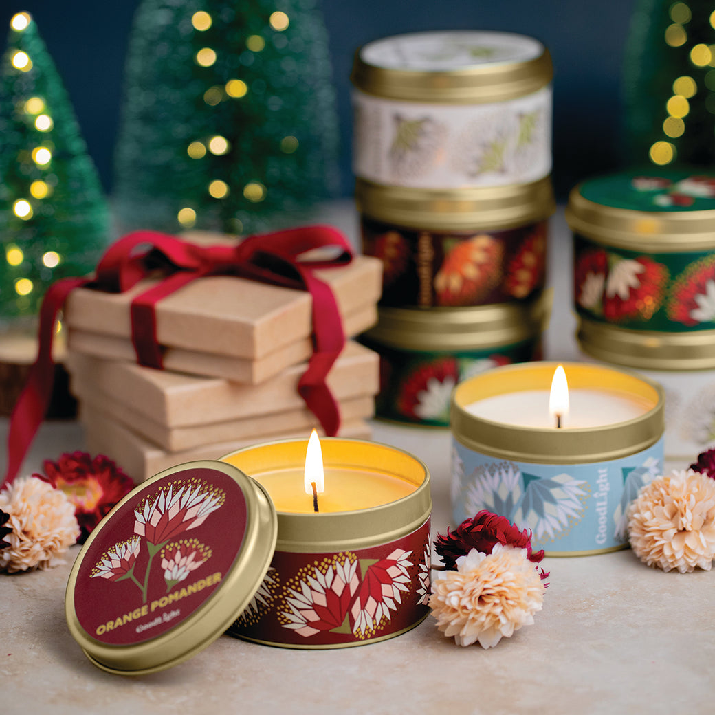 Orange Pomander Flora Lumina Tins