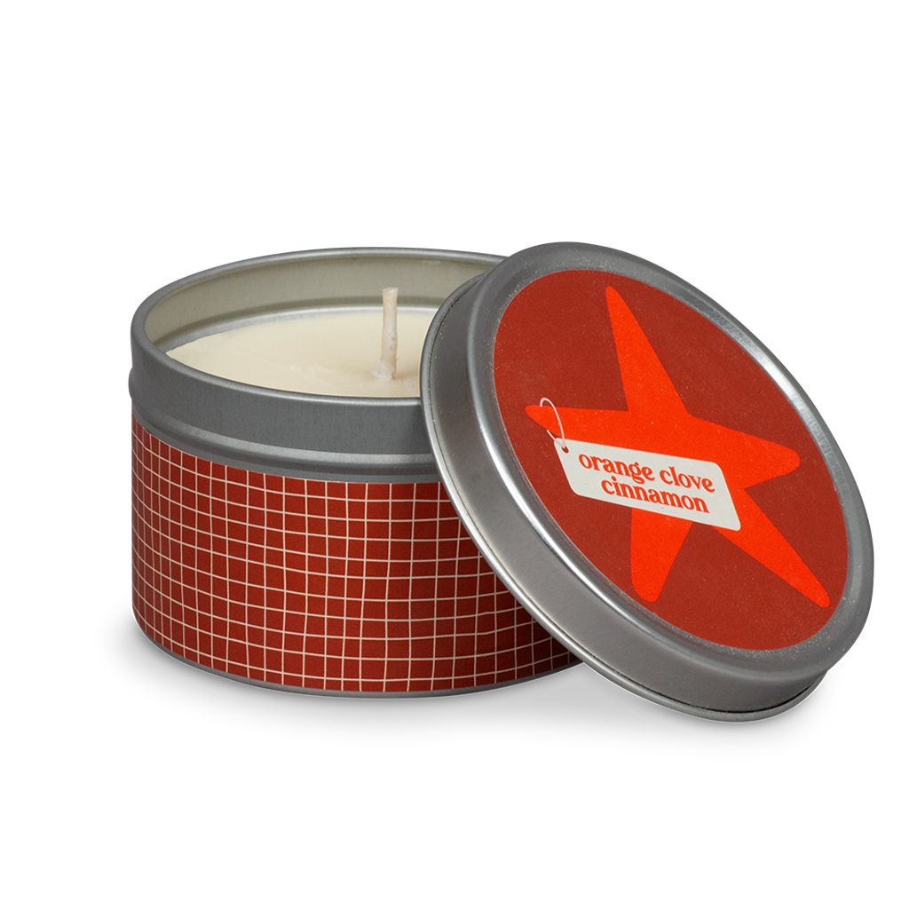 Orange Clove Cinnamon Winter of Love Tins