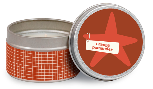 Orange Pomander Winter of Love Tins