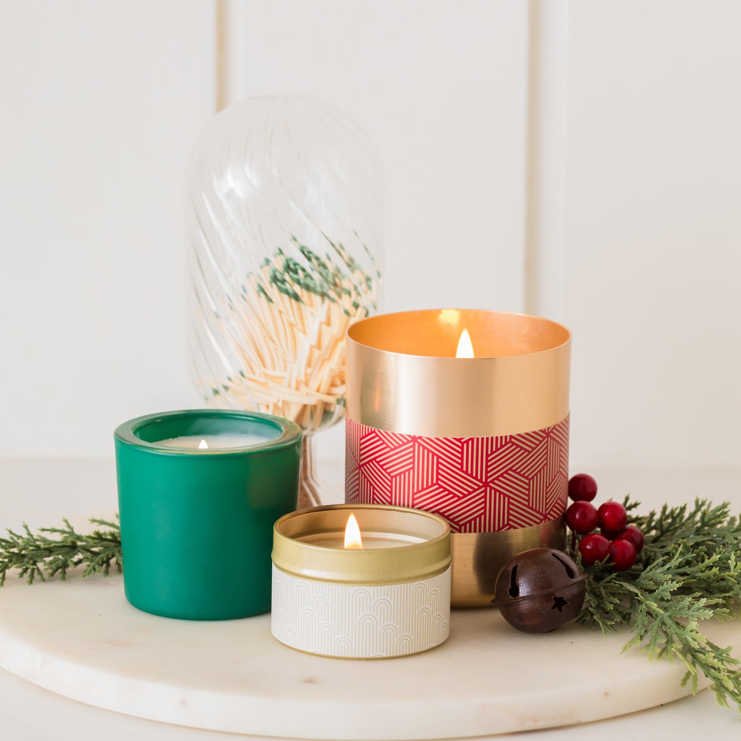 Orange Pomander Gold Tumbler