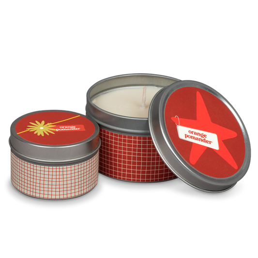 Orange Pomander Winter of Love Tins